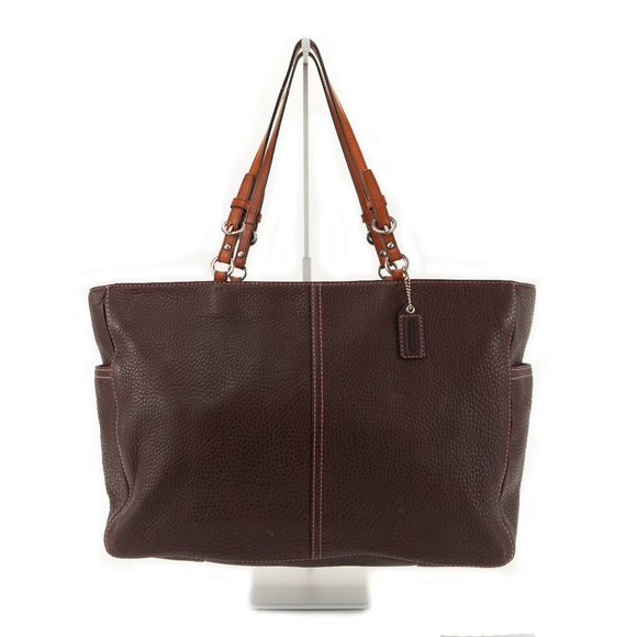 Coach Handbags - Coach X-Large Chelsea Brown Pebbled Leather Tote - D063-F10026
